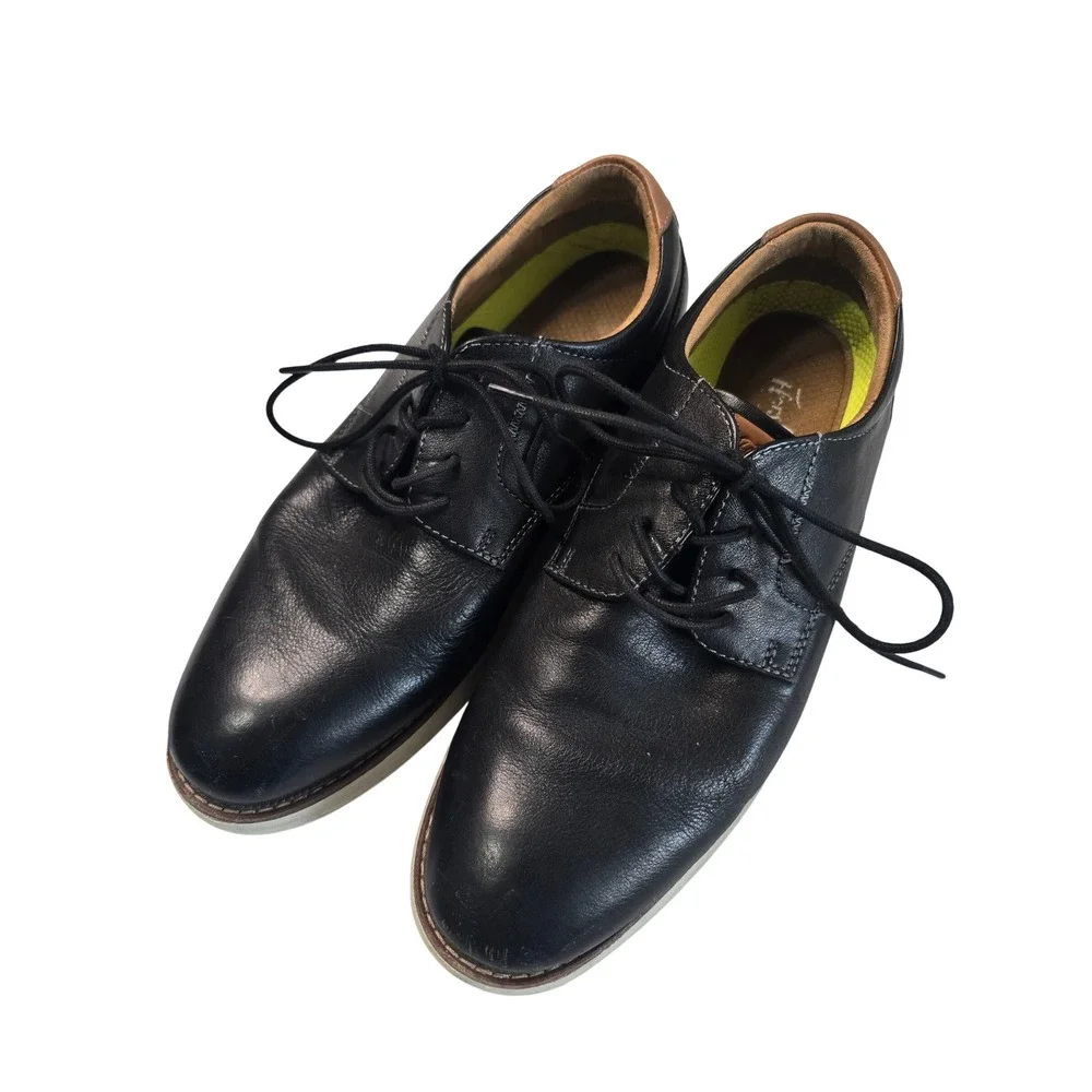 Florsheim Launch Hybrid Plain Toe Oxfords Mens Size 9 Black Leather 14280-001